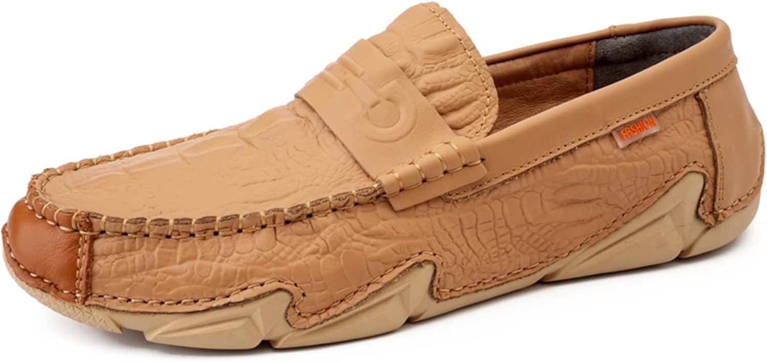 

Мужские лоферы Abborora, модные повседневные туфли-слипоны для мужчин, пенни-лоферы, коричневый