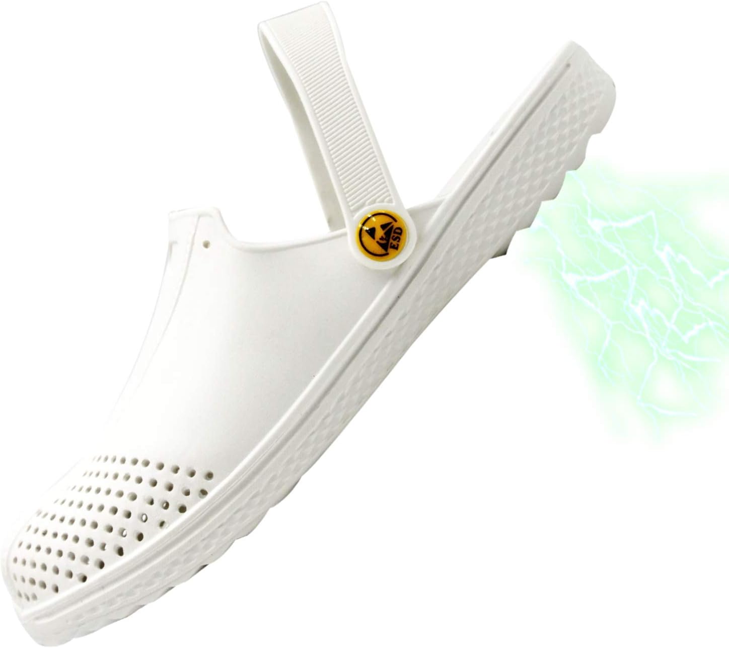 

Заземляющие сабо и обувь для мужчин и женщин с подключением к земле, терапевтические шлепанцы и сандалии унисекс Earthinglife, белый