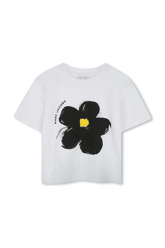 

Детская хлопковая футболка Marc Jacobs, белый