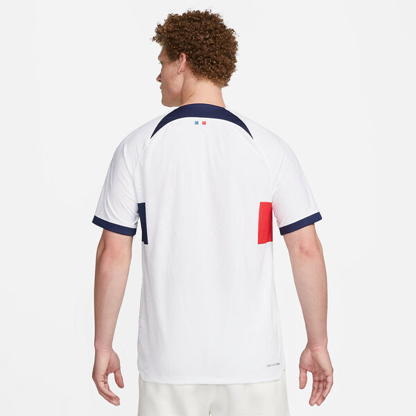 Футболка dri fit adv 23 24 матч выездная футбольная майка Nike, белый — фото 4