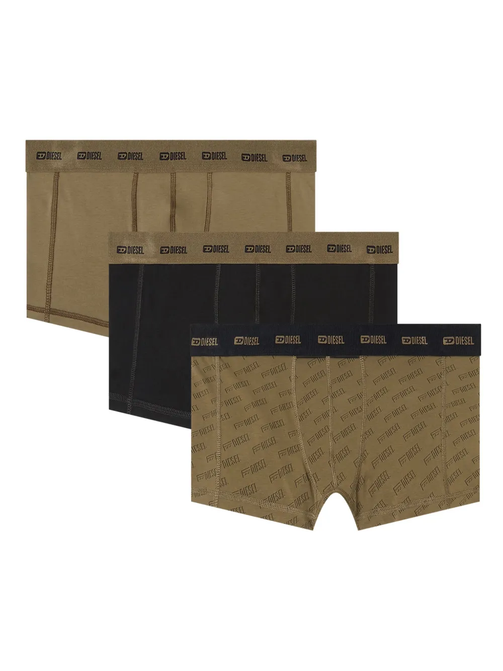 

Комплект из трех боксеров Damien-Utlt Diesel, зеленый