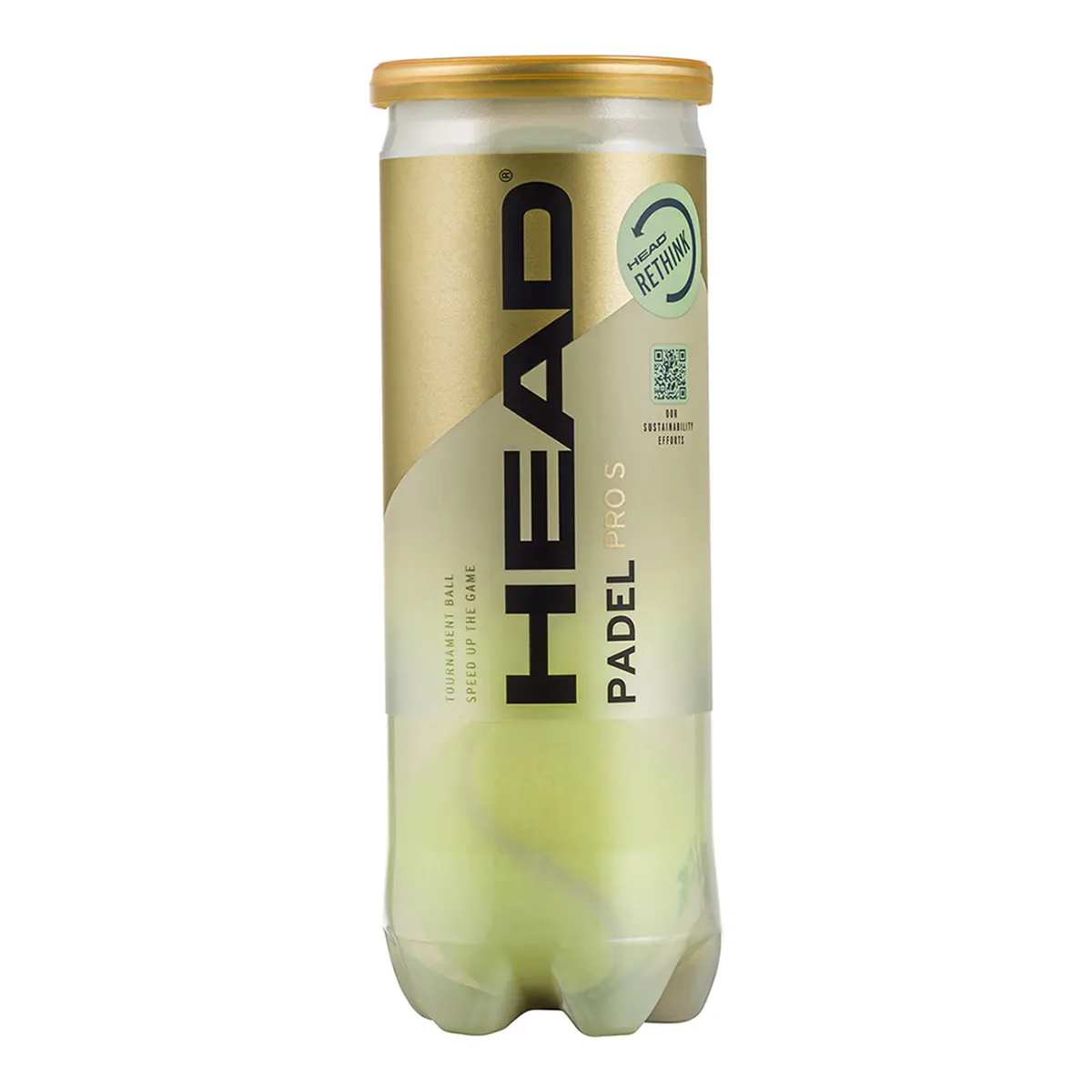 

Горшок с 3 мячами для падела Pro S Head, жёлтый