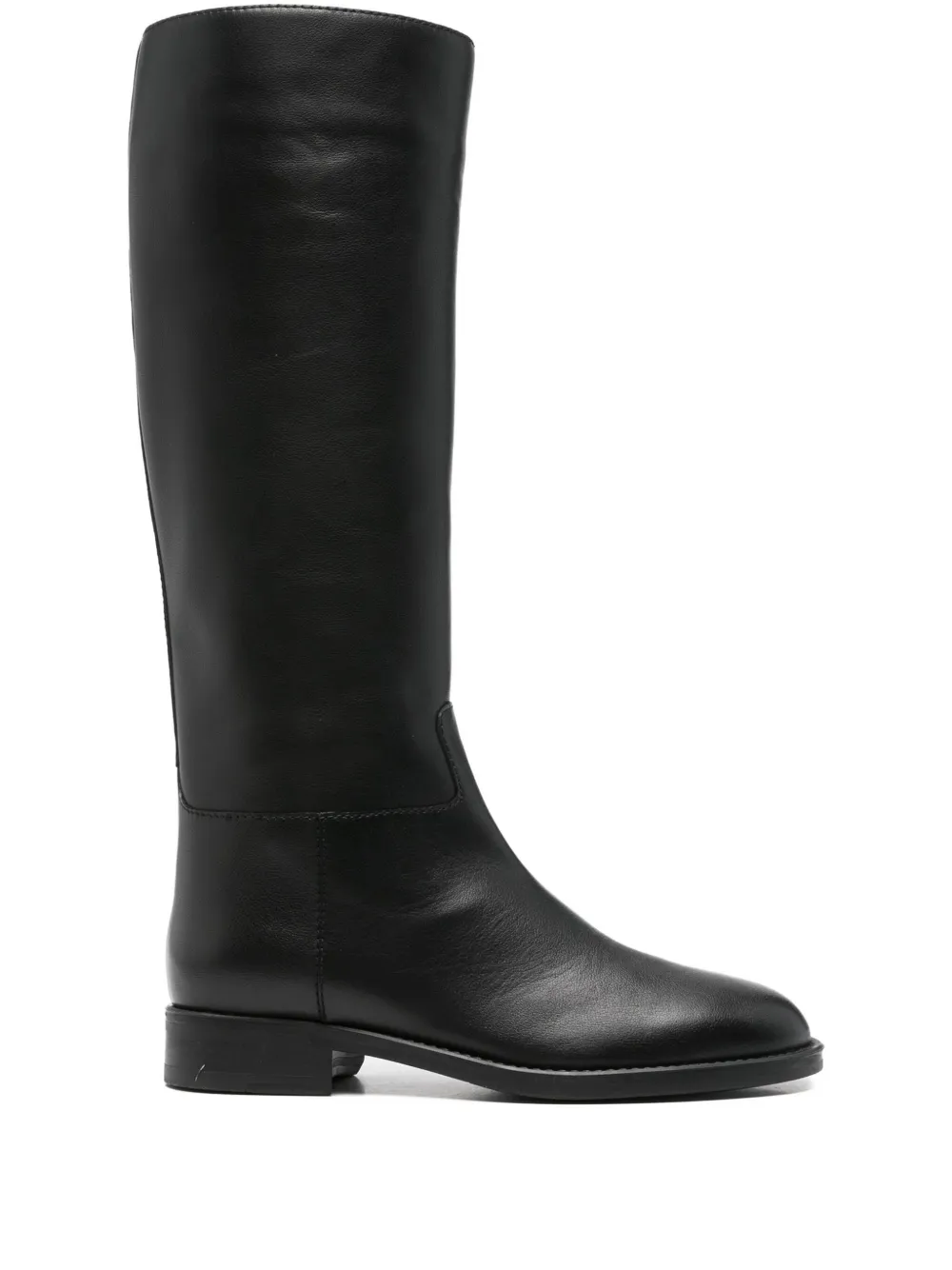 Кожаные сапоги до колена Giuseppe Zanotti, черный