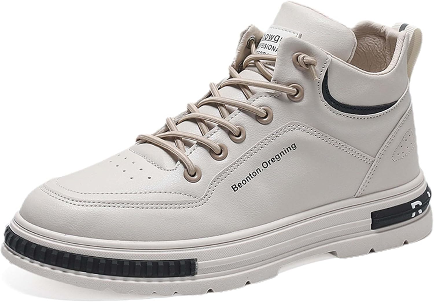 

Высокие повседневные кроссовки для осени и зимы, легкие и теплые походные обувь для улицы Generic, бежевый