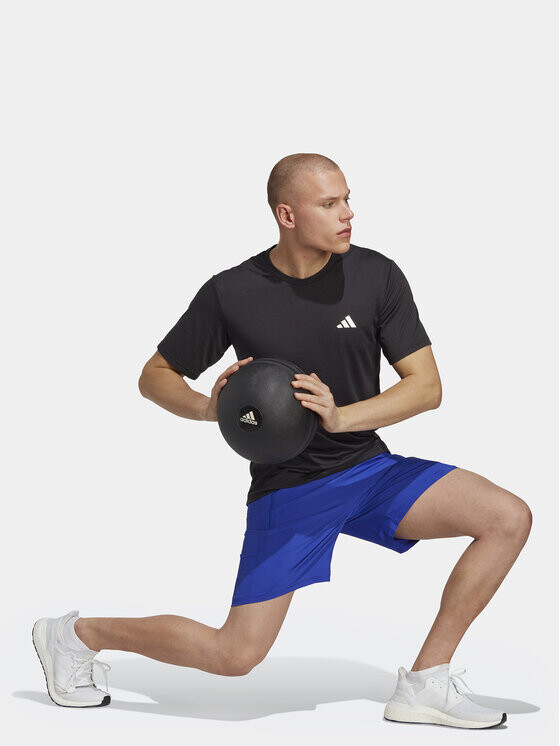 Техническая футболка стандартного кроя Adidas, черный — фото 2
