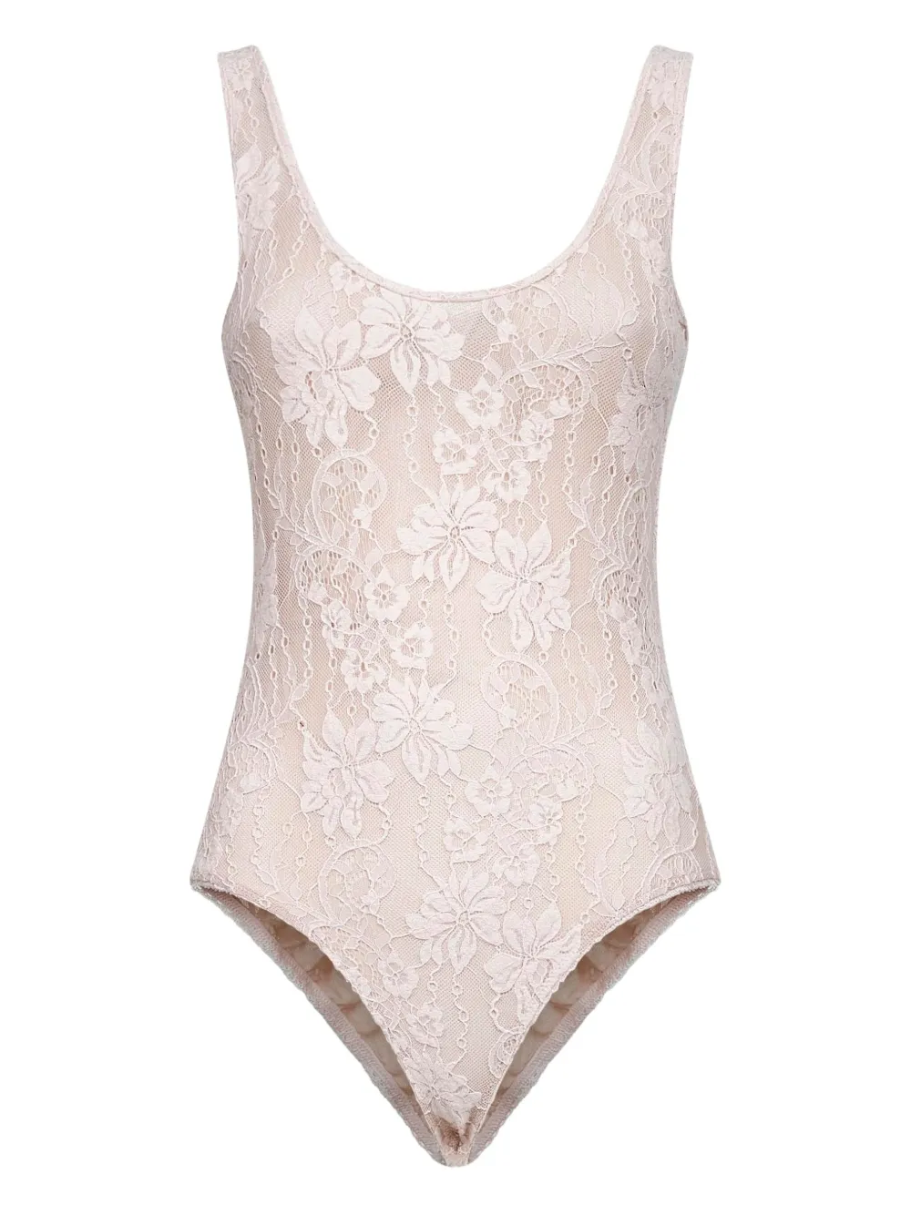 

Боди из кружев с цветочным узором ZIMMERMANN