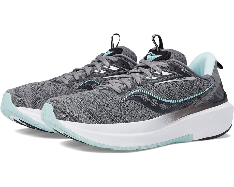 Кроссовки Saucony Echelon 9, цвет Charcoal/Ice