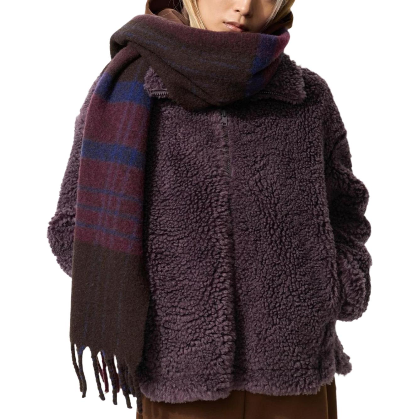 

UNIQLO Пальто с бархатистой текстурой Women's, Dark Reddish Purple