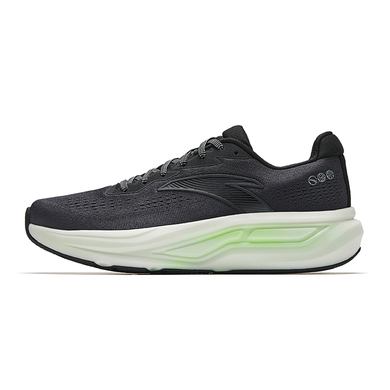 

ANTA Кроссовки Shock Absorbers Rebound Low Top для повседневного бега, мужские, базовые, черные