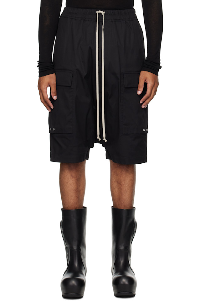 

Шорты Concordians с карманами для груза Rick Owens, черный