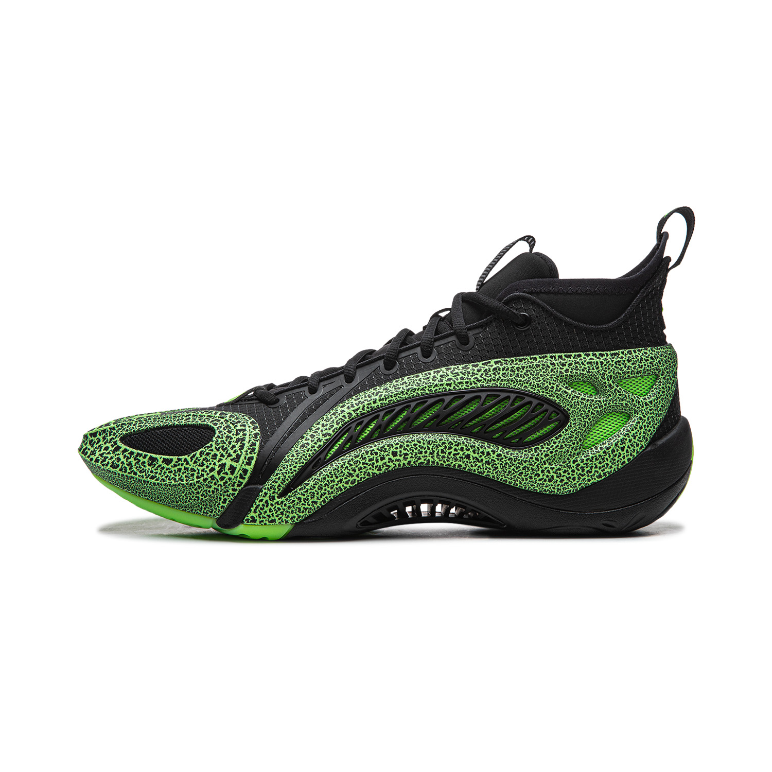 

Кроссовки Li Ning BadFive Air 1 Super Cushioning, Slip Resistant, Abrasion Resistant, Breathable, Rebound Grip, Mid top, черный