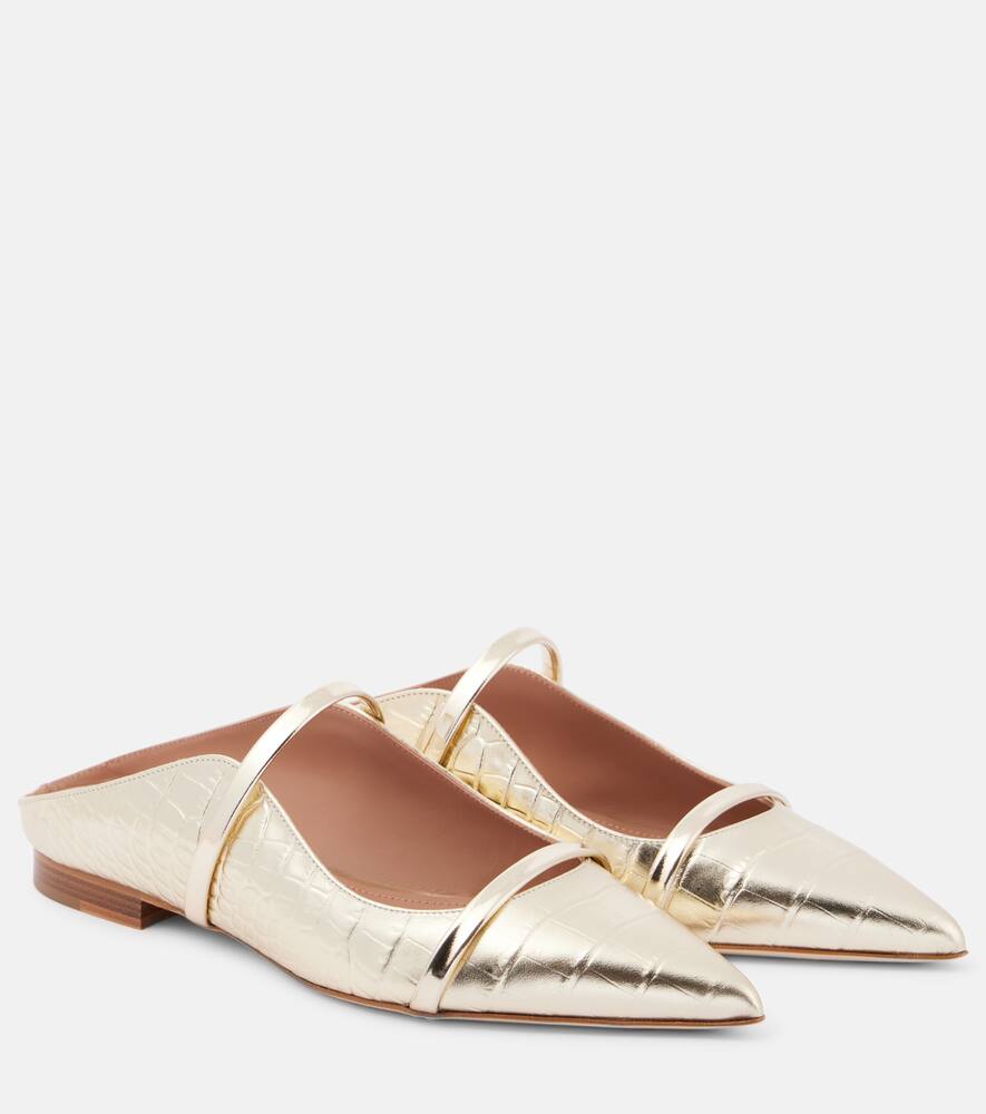 Кожаный мюли Malone Souliers, Platino