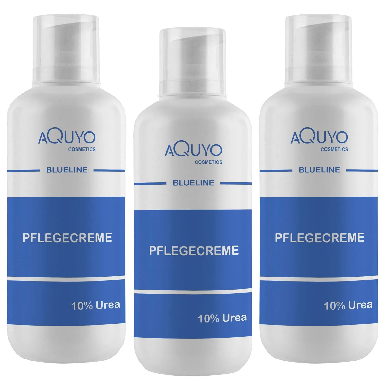 Крем для тела Blueline с 10% мочевиной для очень сухой кожи, 3 x 500 мл Aquyo Cosmetics