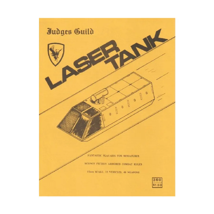 

Laser Tank, Catalogs, Maps & Miscellaneous (Judges Guild), мягкая обложка