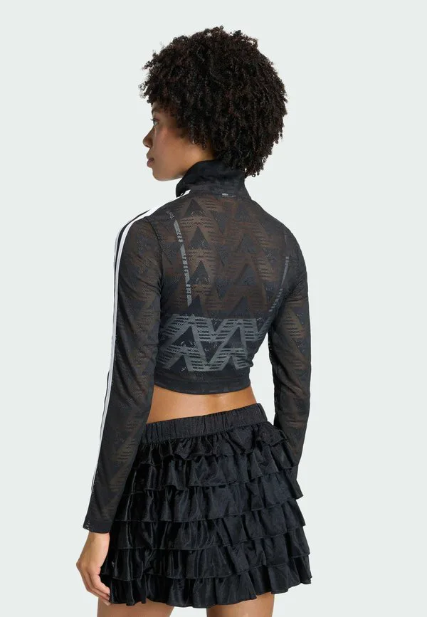 Классическая тренировочная куртка firebird для легкой атлетики Adidas Originals, Black — фото 2