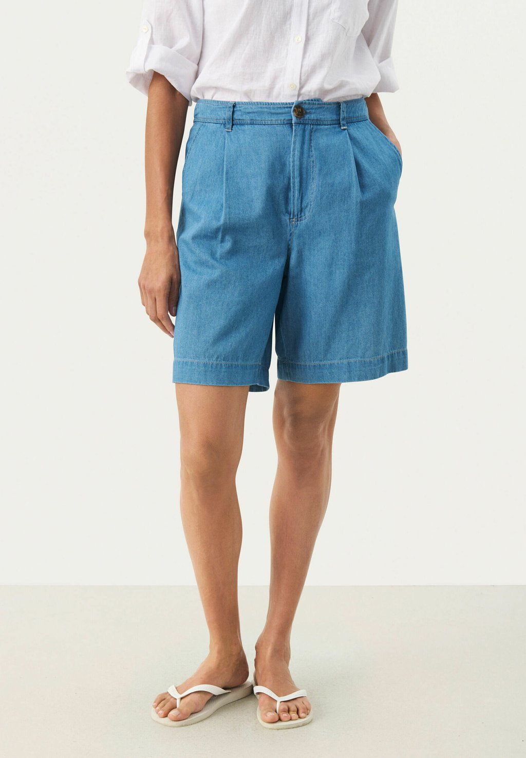 

Джинсовые шорты Part Two, цвет Light Blue Denim