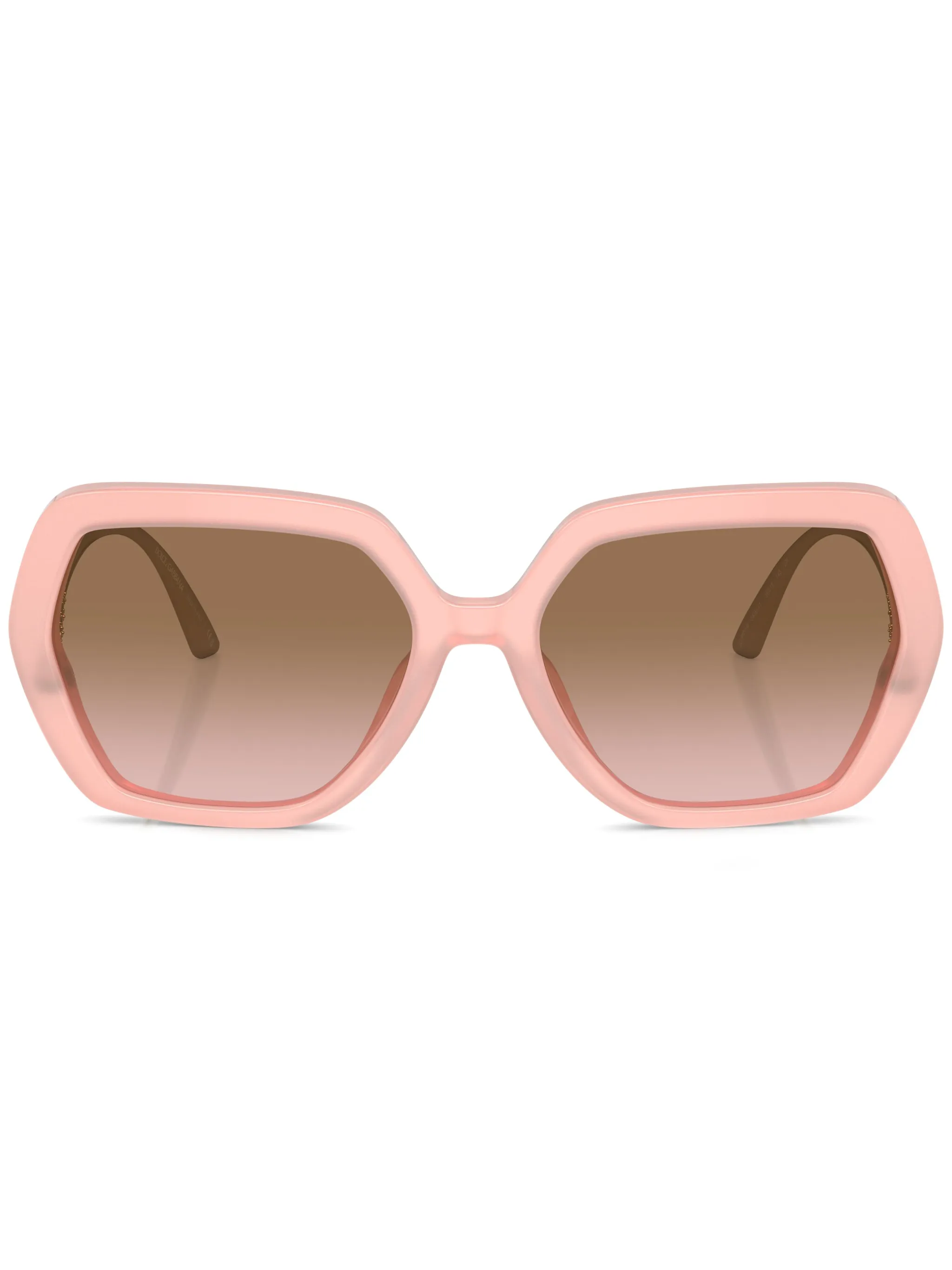 

Солнцезащитные очки в квадратной оправе Dolce & Gabbana Eyewear, розовый