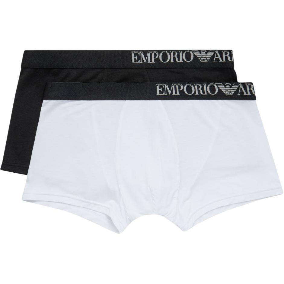 

SS24 Трусы мужские 2 шт EMPORIO ARMANI, белый