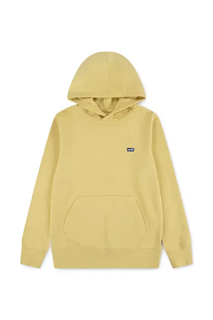 Худи детская с капюшоном LVB MINI BATWING PULL OVER HOO Levi's, желтый — фото 2