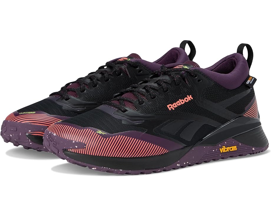 

Кроссовки Reebok Nano X4 Adventure, цвет Black/Midnight Plum/Digital Coral