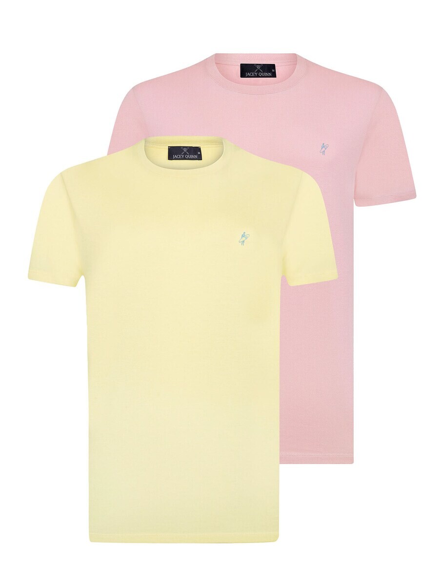 

Классическая футболка Jacey Quinn Shirt, цвет yellow/pink
