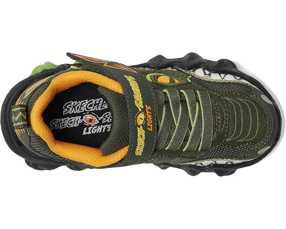 Кроссовки SKECHERS KIDS Skech-O-Saurus Lights 2.0 400121L, оливковый — фото 2