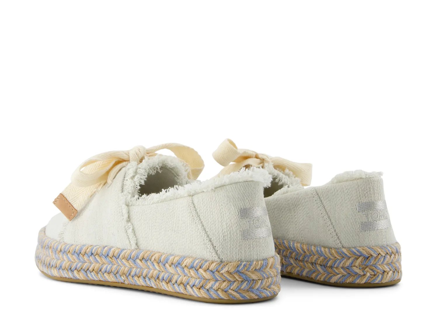 Кроссовки TOMS Carolina Lace Up Platform Espadrille Sneaker - Women's, Light Denim Blue — фото 3