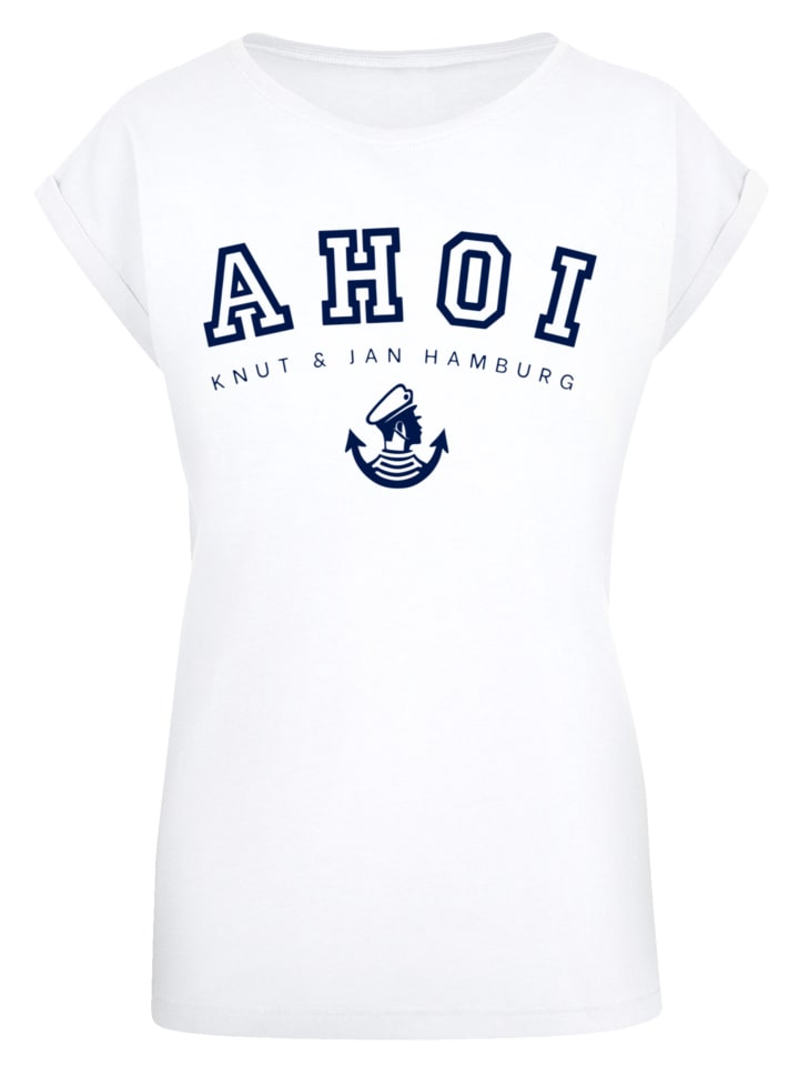 

Женская футболка PLUS SIZE Ahoy Knut & Jan Hamburg белого цвета F4NT4STIC, Белый, Женская футболка PLUS SIZE Ahoy Knut & Jan Hamburg белого цвета F4NT4STIC