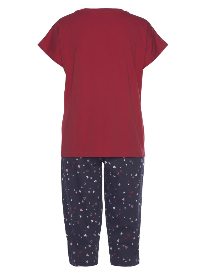 

Пижама VIVANCE DREAMS Capri, цвет rot-navy