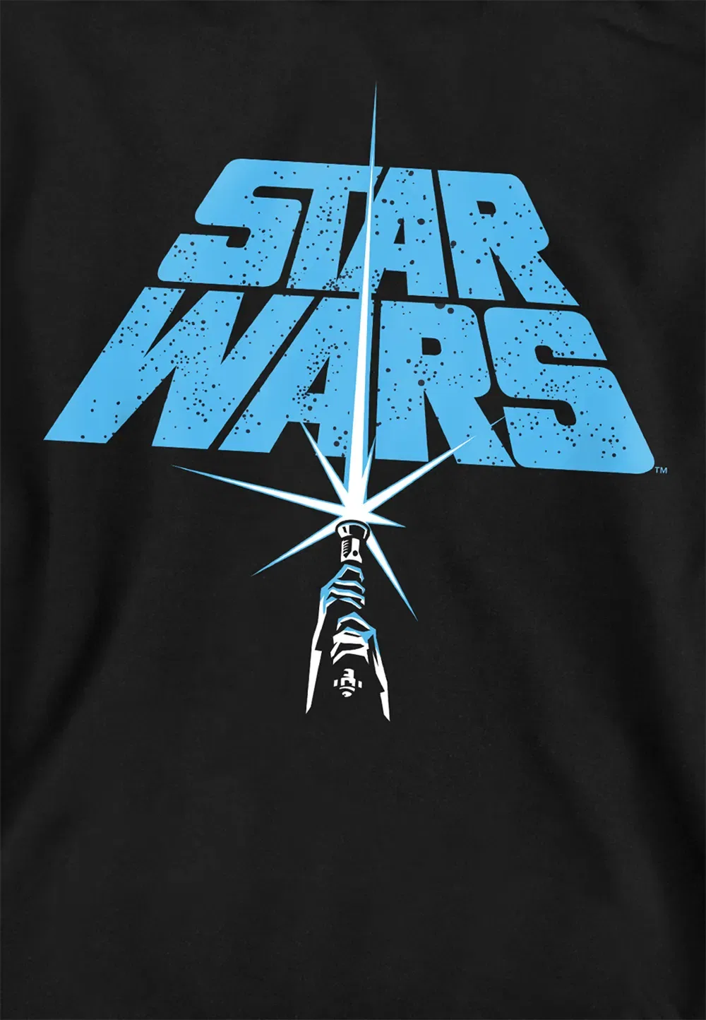 Детская толстовка Disney Star Wars Saber Logo, черный — фото 2