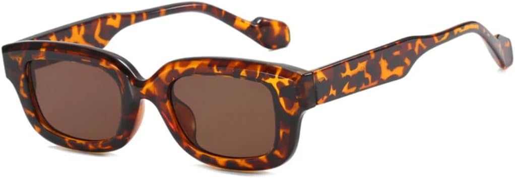 

Солнцезащитные очки с защитой от УФ-излучения UV400 | Овальная оправа, линзы конфетного цвета | Для женщин и мужчин, для занятий спортом на открытом воздухе и вождения DSVIGF, Leopard Brown