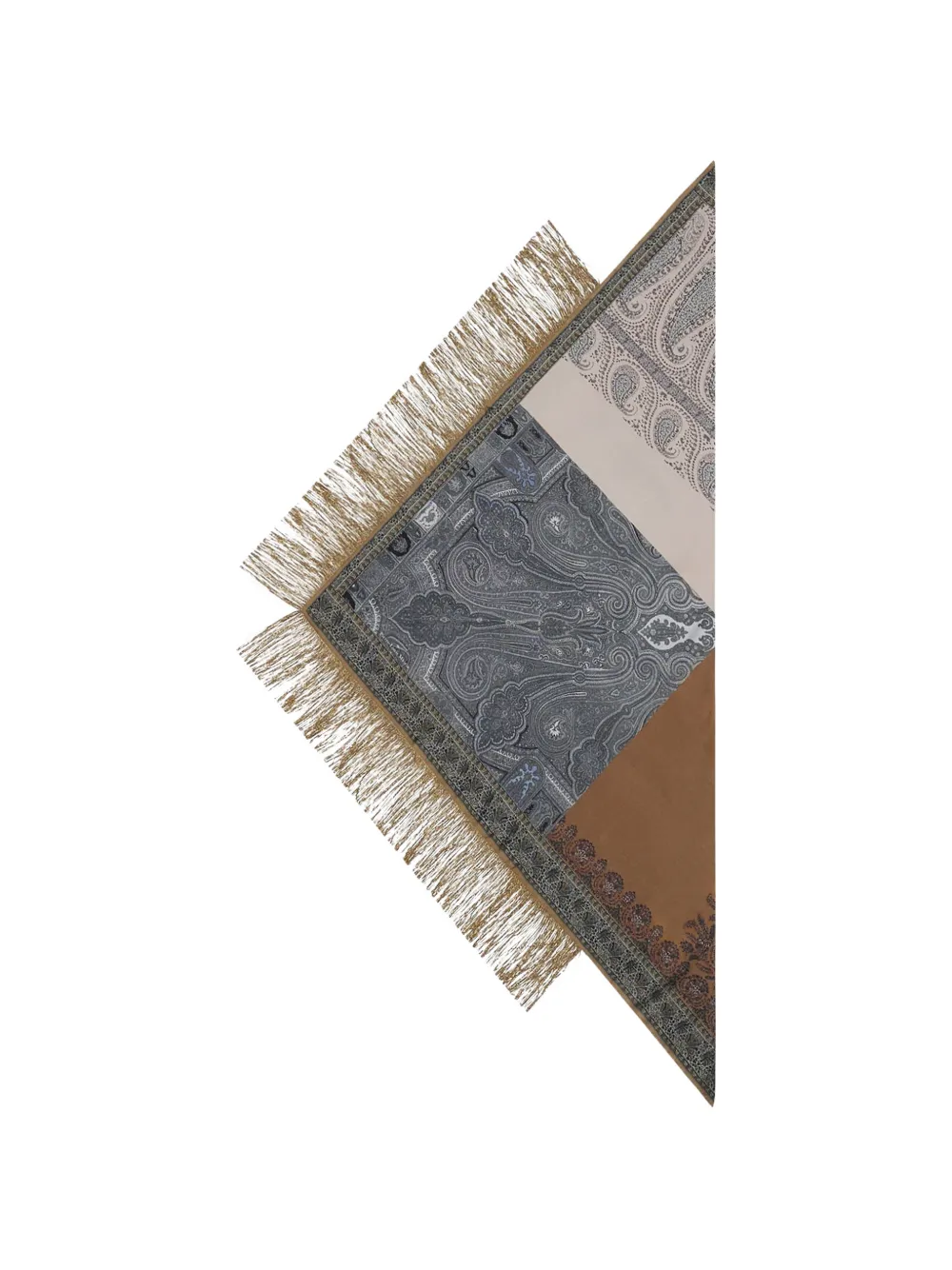 

Бандана-шарф с бахромой Aloeuw Pierre-Louis Mascia, серый