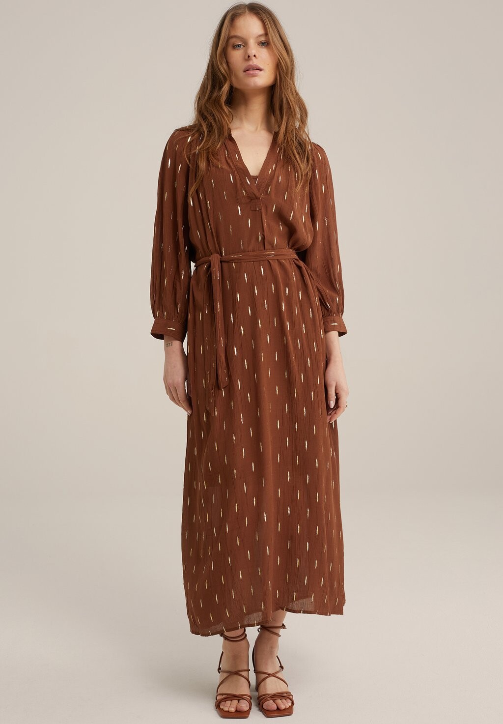 

Повседневное платье WE Fashion, цвет brown