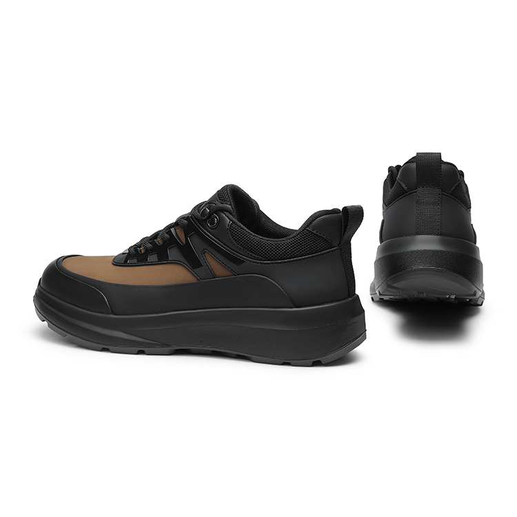 GOLDLION Мужские повседневные туфли низкие серые/хаки - черные/хаки, цвет Black/Khaki — фото 4