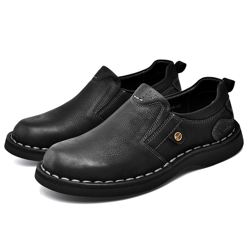 Туфли мужские Men"s Casual Men Low-Top Laoks, цвет Light Brown — фото 4
