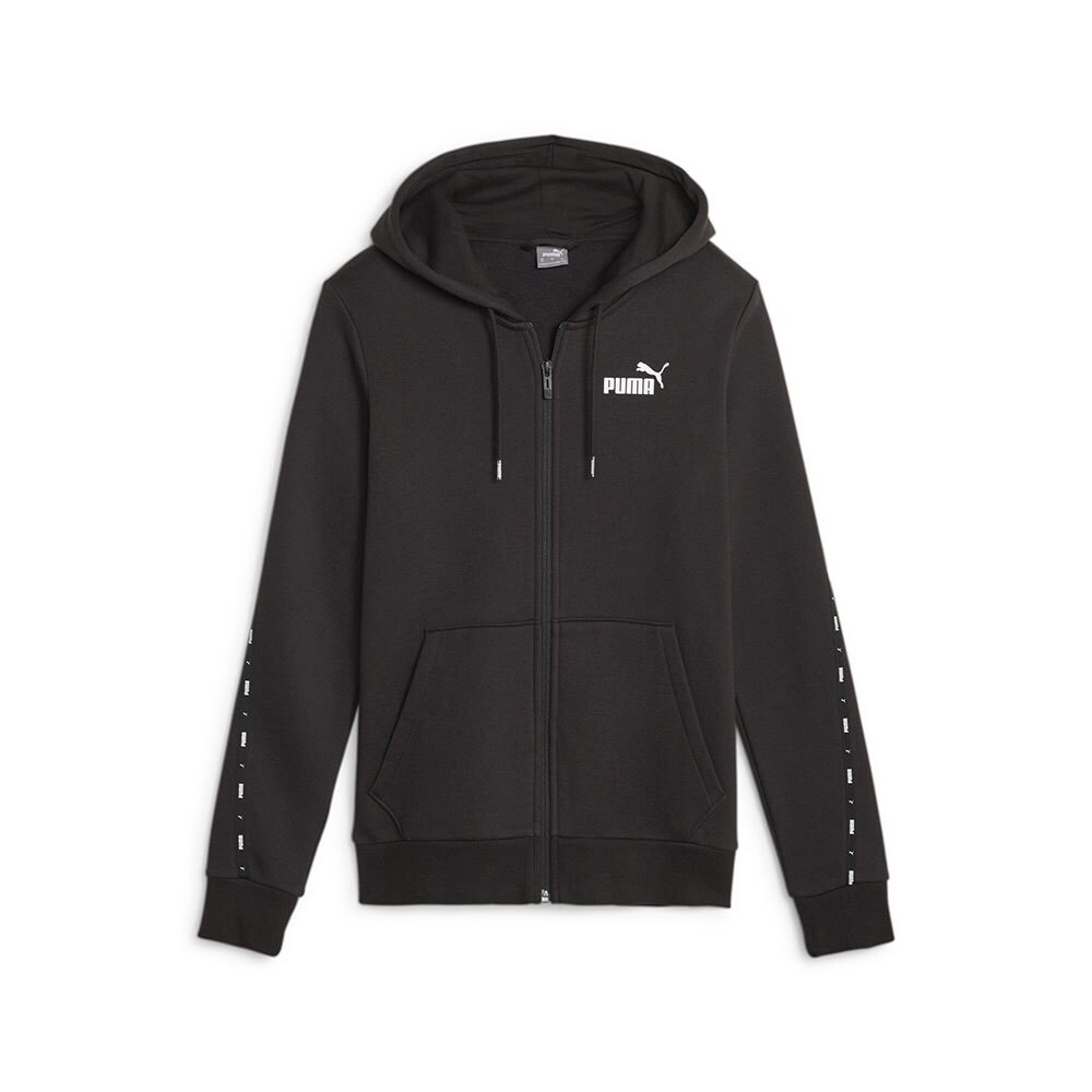 

Толстовка Puma Ess Tape Fl Full Zip, черный