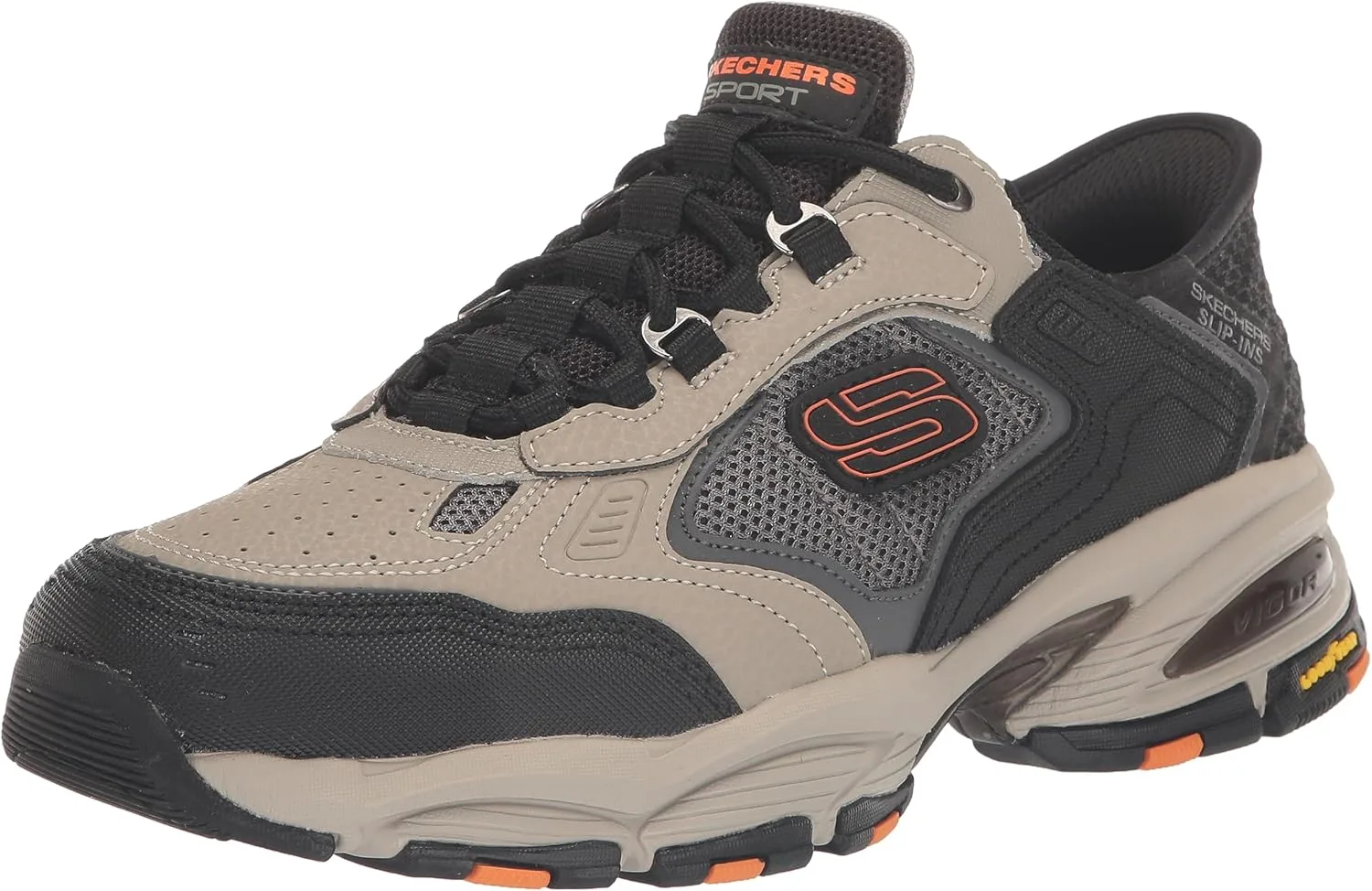 Мужские кроссовки Skechers Vigor 3.0, черный/коричневый