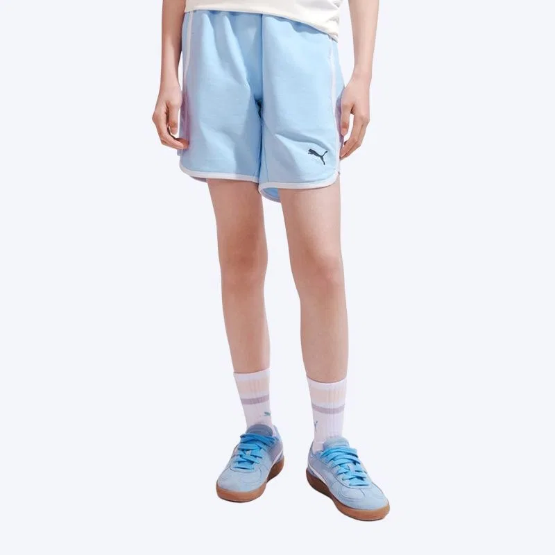 Детские быстросохнущие штаны PUMA Ice Blue — фото 3
