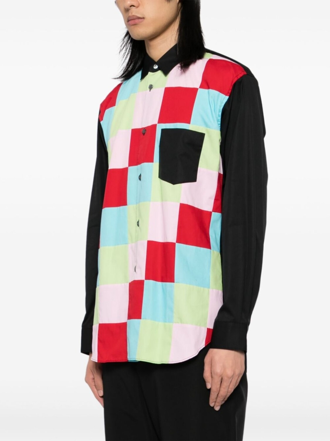 

Клетчатая рубашка Comme Des Garçons Shirt, черный