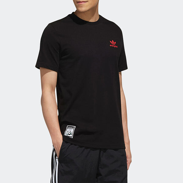 Футболка key city shanga sports с коротким рукавом Adidas, черный — фото 4