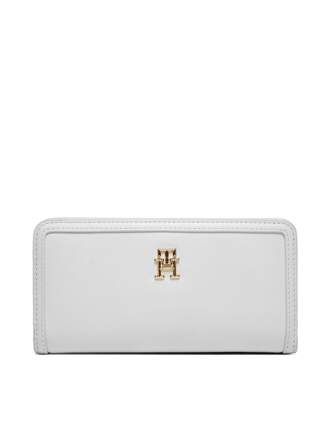 

Кошелек Th Monotype Large Slim Wallet Tommy Hilfiger, белый