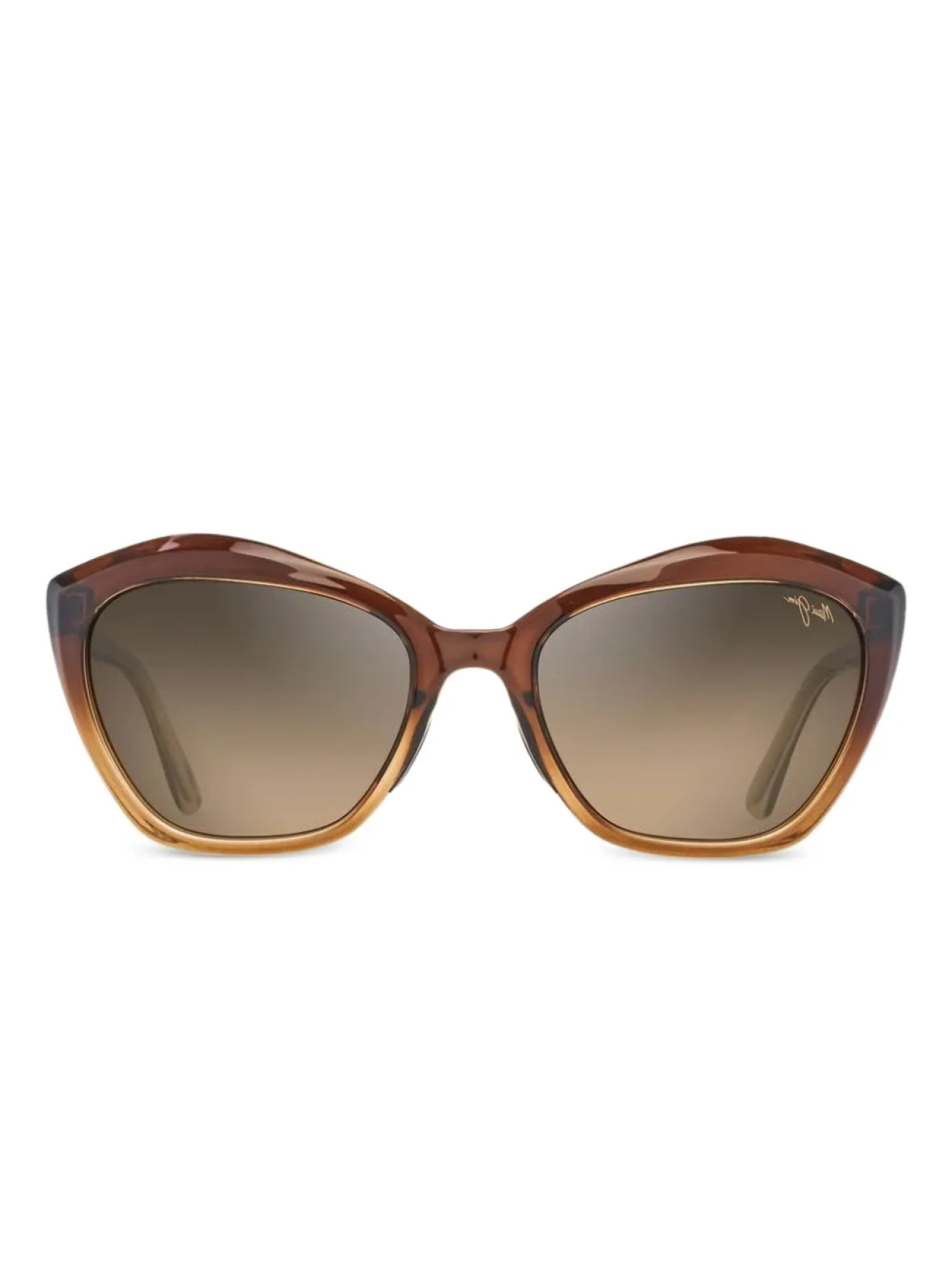 

Солнцезащитные очки в оправе «кошачий глаз» Maui Jim, коричневый