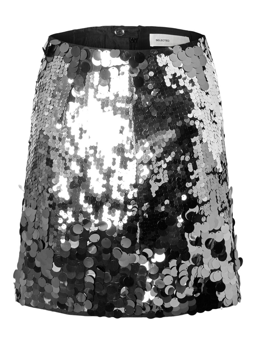 

Юбка мини SELECTED FEMME Skirt SLFTANA, серебряный