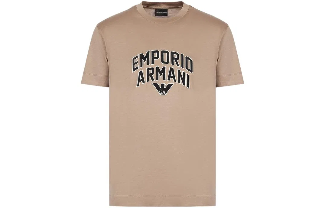 Футболка SS23 мужская Brown EMPORIO ARMANI