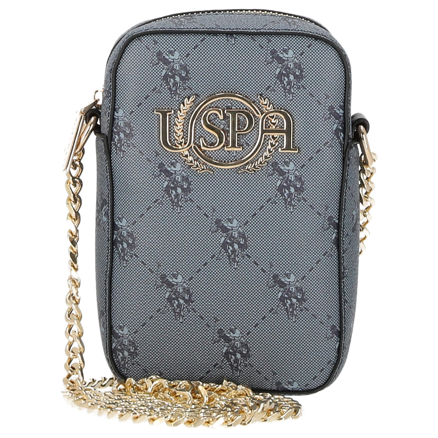 

Сумка через плечо U.S. Polo Assn. Hampton Mini Umhängetasche 17 см, синий