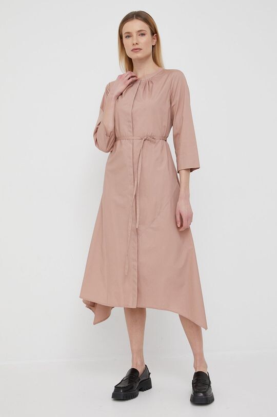 

Платье Dkny из хлопка DKNY, розовый