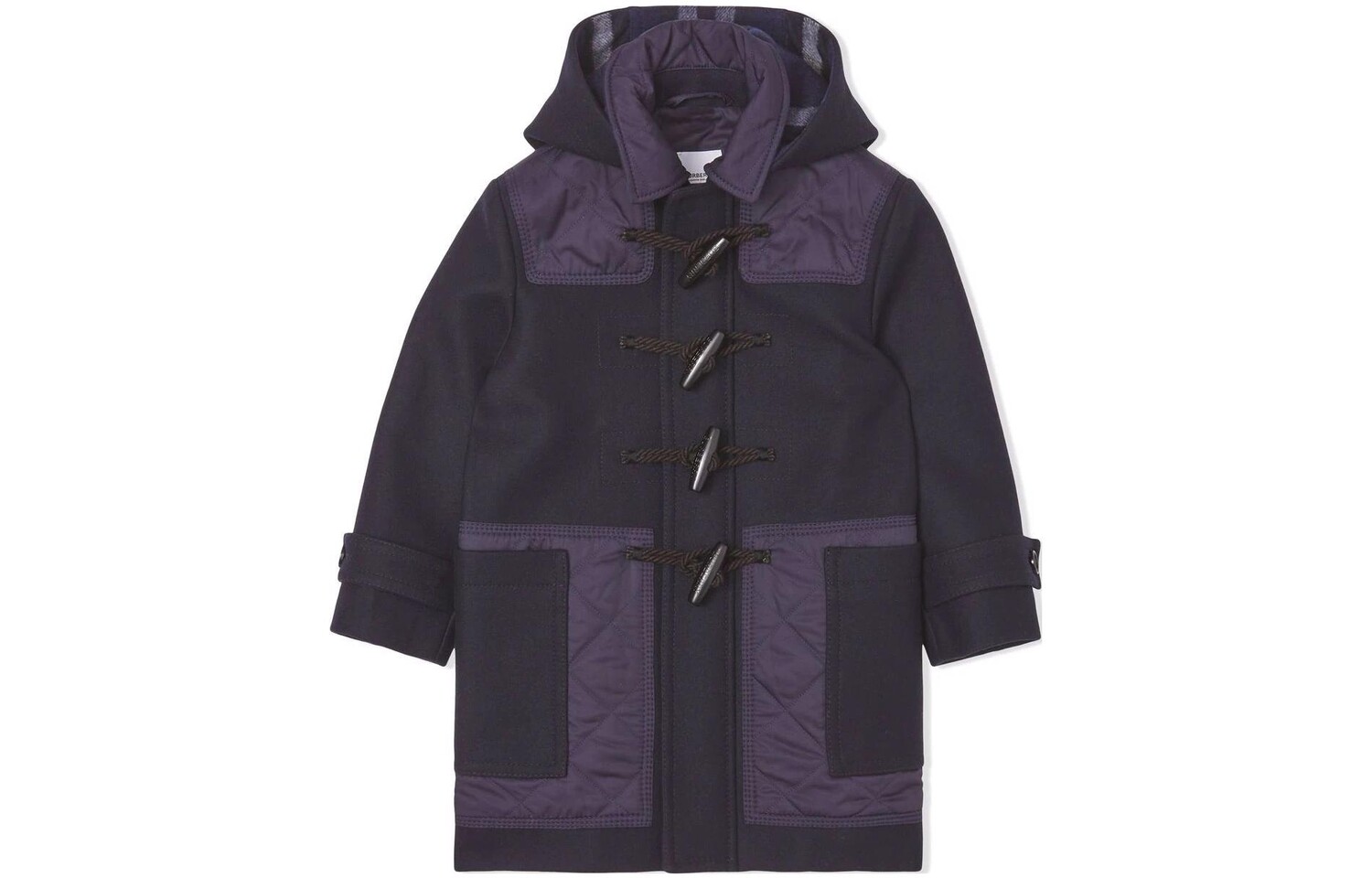 

Детское пальто Burberry, цвет Purple
