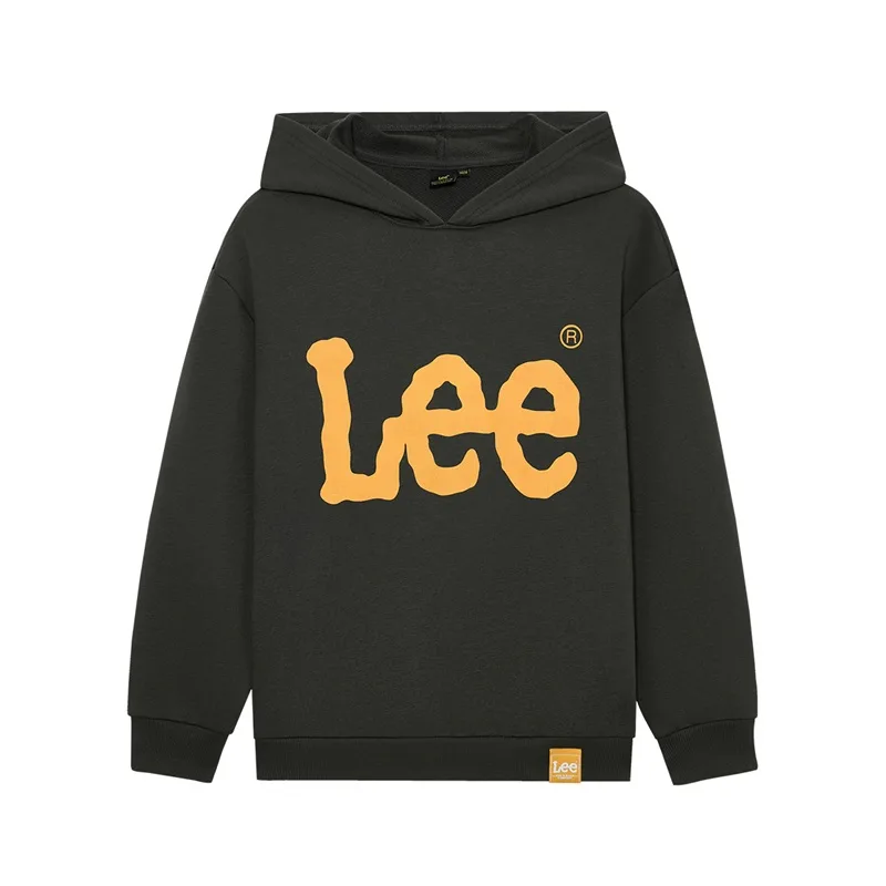 Толстовка с капюшоном для школьников Lee, Carbon Gray
