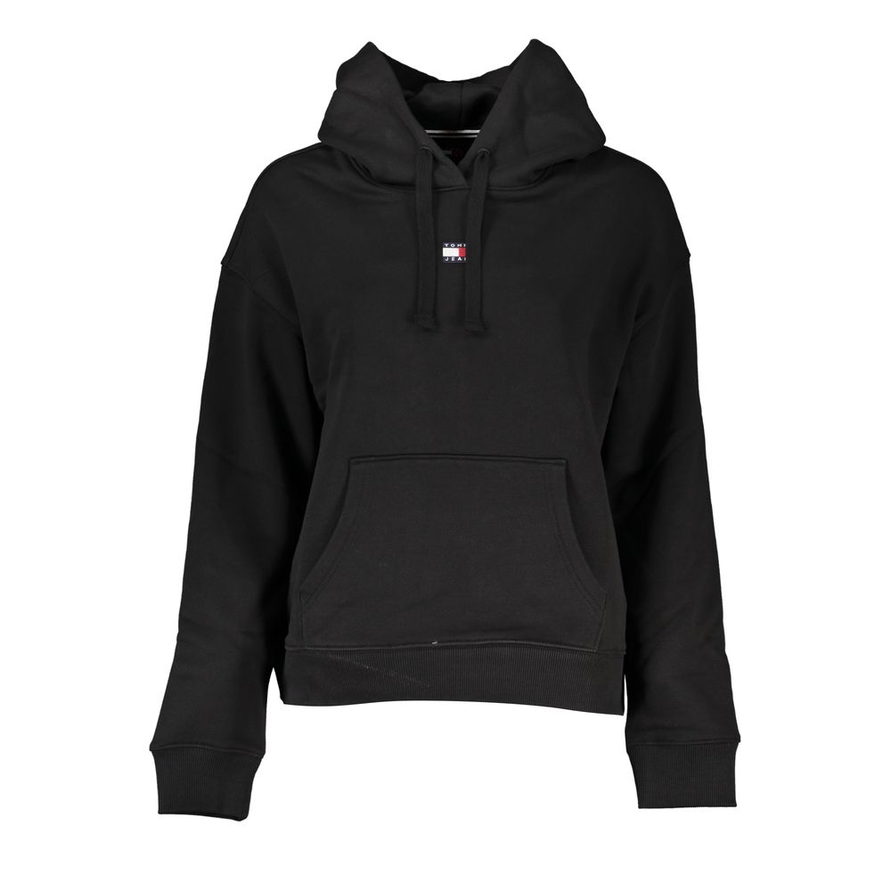 

Черный хлопковый женский свитер Tommy Hilfiger