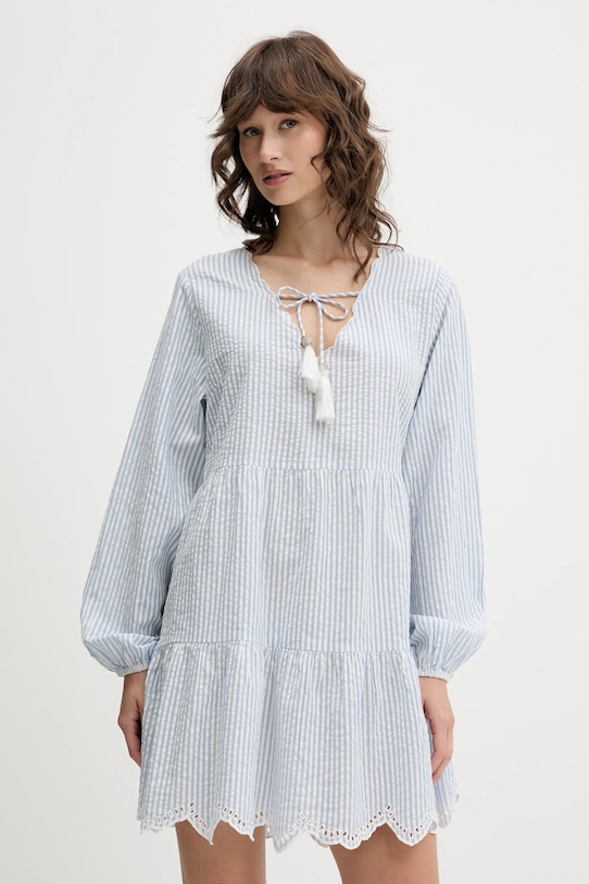 

Хлопковое платье Superdry, синий